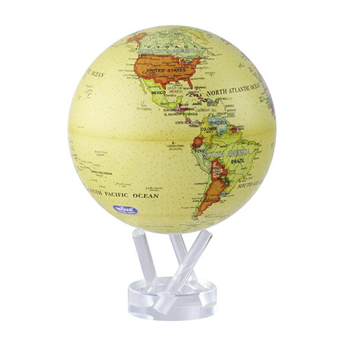 MOVA 地球儀 MOVA Globe（ムーバ・グローブ）Φ15cm アンティークベージュ｜YAMAGIWA