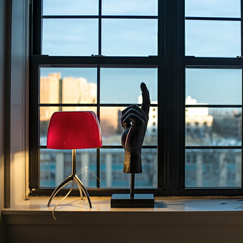 FOSCARINI （フォスカリーニ）テーブル照明 LUMIERE アルミ S ホワイト 