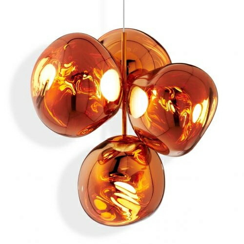 Tom Dixon（トム・ディクソン）MELT CHANDELIER メルトシャンデリア S コッパー【要電気工事】 479,600円