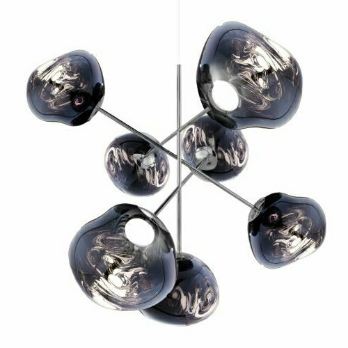 Tom Dixon（トム・ディクソン）MELT CHANDELIER メルトシャンデリア L スモーク【要電気工事】