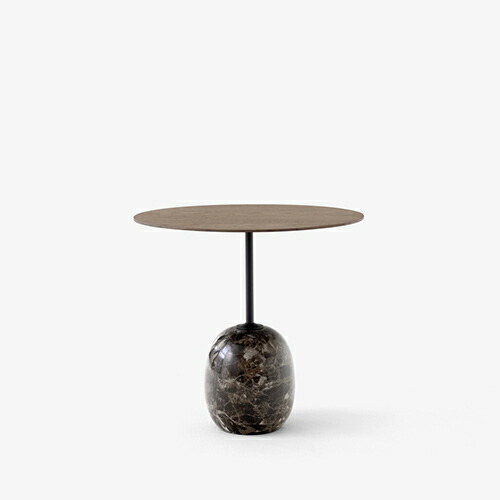 ＆tradition（アンド・トラディション）サイドテーブル Lato Table LN9 Oval ウォルナット/エンパラドール・マーブル