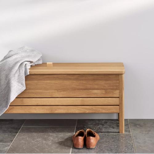 FORM & REFINE(フォームアンドリファイン) A Line Storage Bench(エーライン ストレージ ベンチ)W1110mm オーク|YAMAGIWA