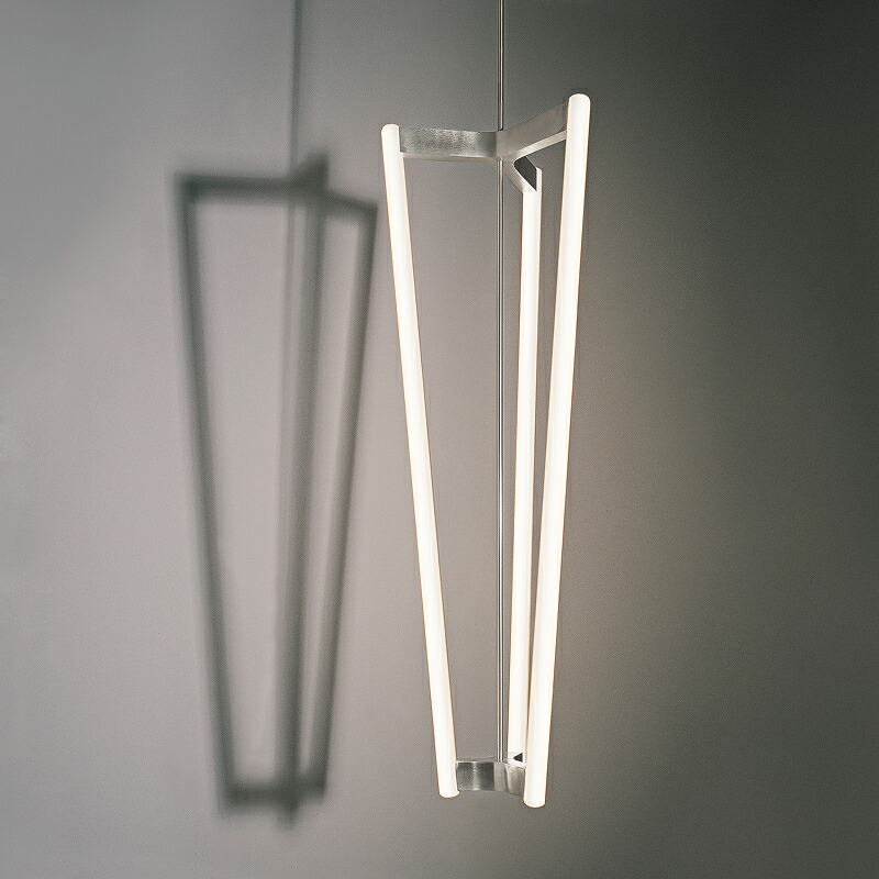 MICHAEL ANASTASSIADES（マイケル・アナスタシアデス）シャンデリア TUBE CHANDELIER（チューブ シャンデリア） ニッケル【要電気工事・電源別置（別売）・受注品】
