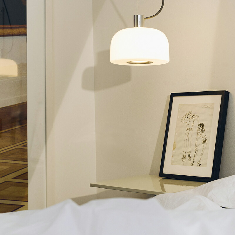【国内在庫あり】FLOS（フロス）ペンダント照明 Bellhop Glass S1（ベルホップ グラス）アルミニウム 取付簡易型