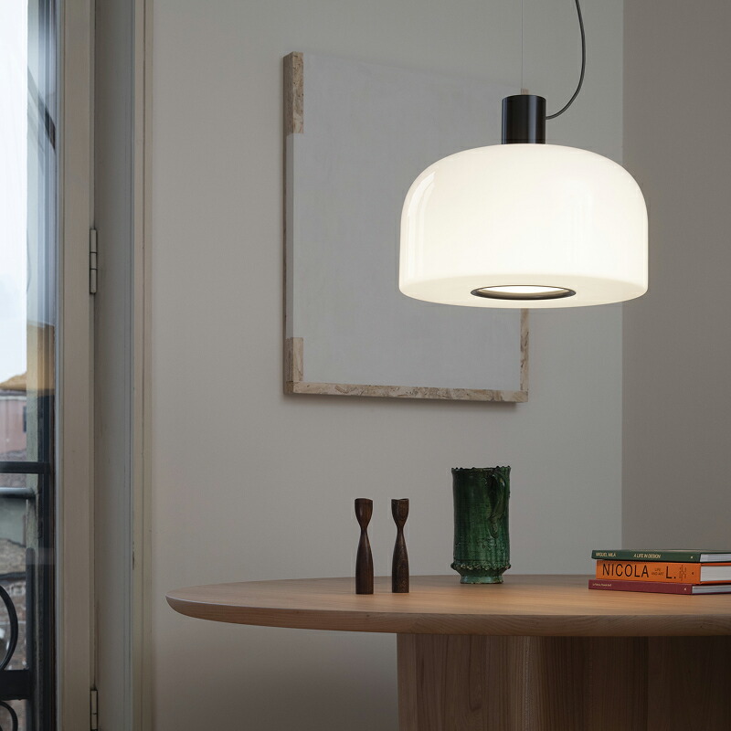 【国内在庫あり】FLOS（フロス）ペンダント照明 Bellhop Glass S2（ベルホップ グラス）チョコ 取付簡易型