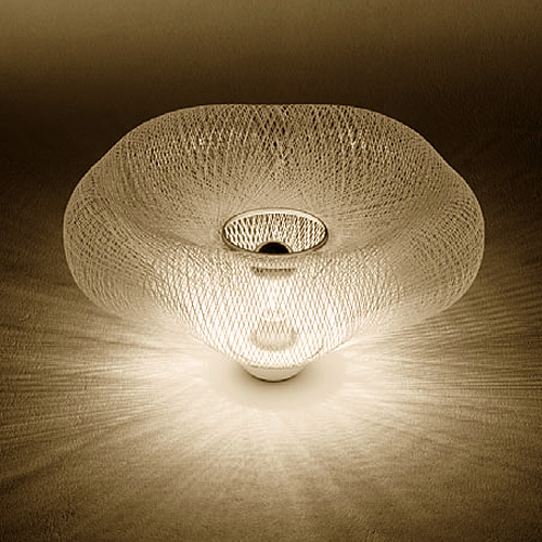 「MAYUHANA」TABLE LAMP　 三重　Φ500mm ホワイト MAYUHANA テーブルライト 三重 ホワイト Φ500mm - YAMAGIWA