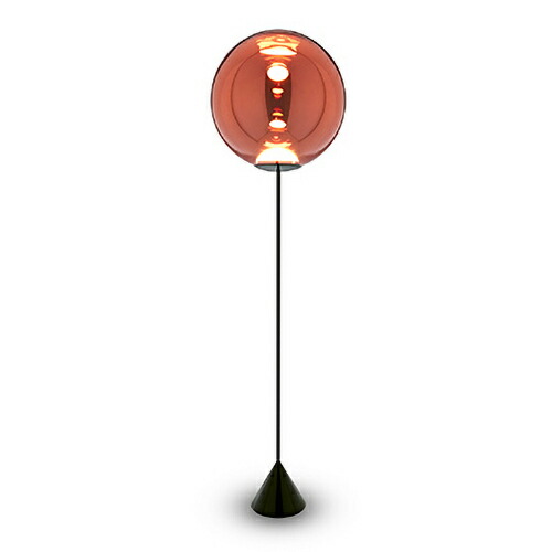 お買い物マラソン開催 ポイント最大21倍 6 26 1 59まで Tom Dixon トム ディクソン フロア照明 Globe Floor 50 Cone グローブ フロア 50 コーンコッパー Andapt Com