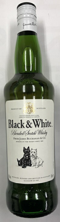 楽天市場】ブラック & ホワイト 40度 700ml 箱なし 【 ウイスキー