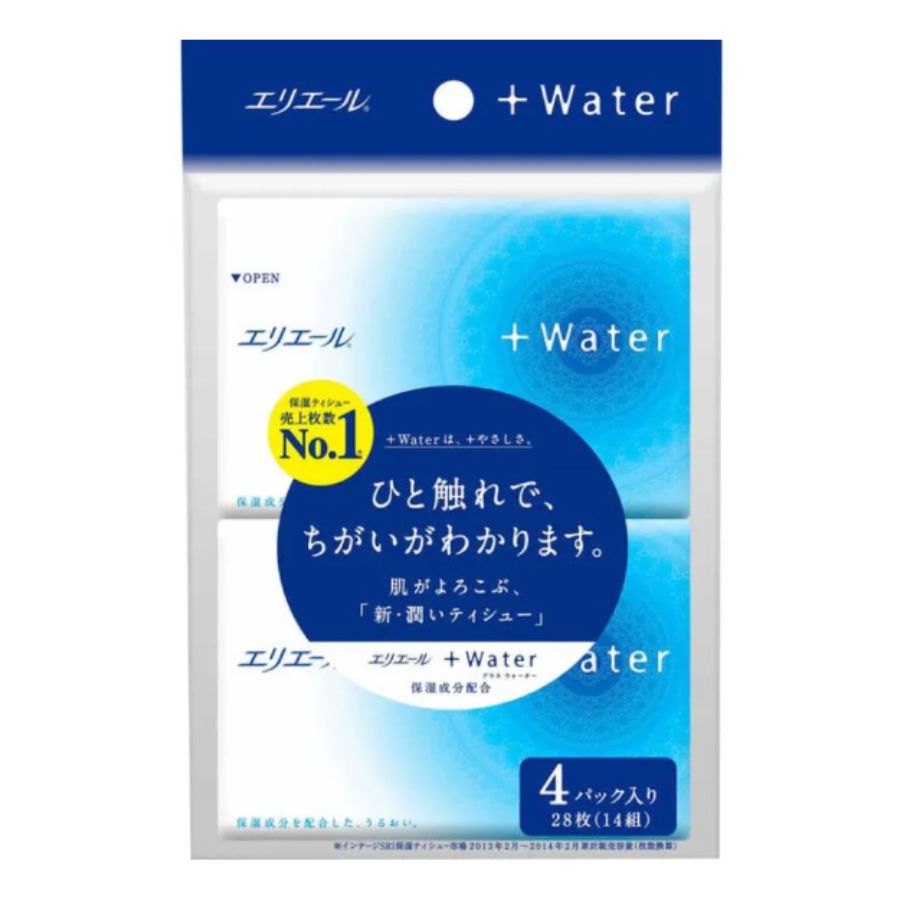 エリエール ＋WATER ポケット 14組×4個×64パック