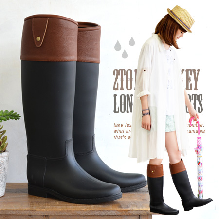 sleek rain boots