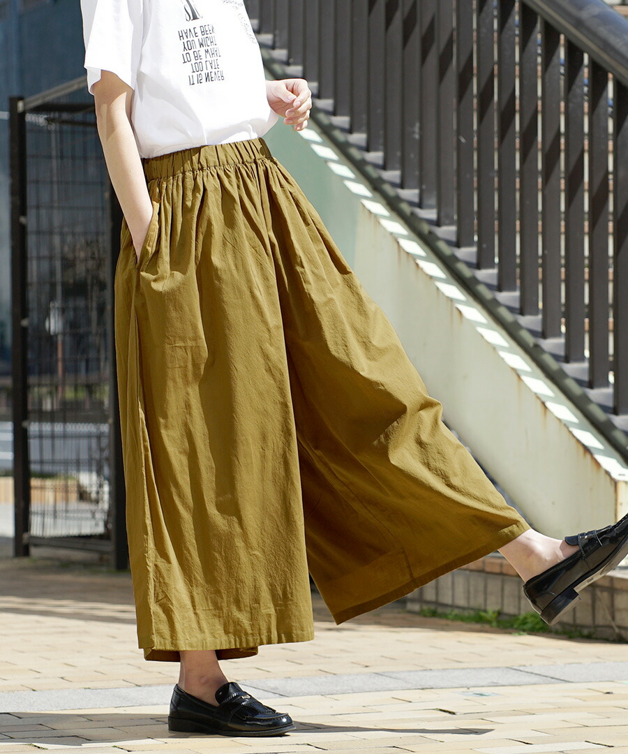 ガウチョ パンツ レディース / インド 綿100％ のパンツ
