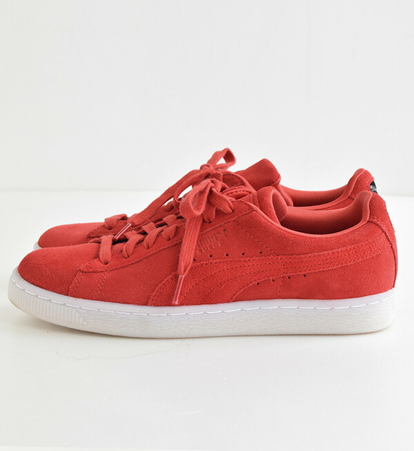puma suede all red