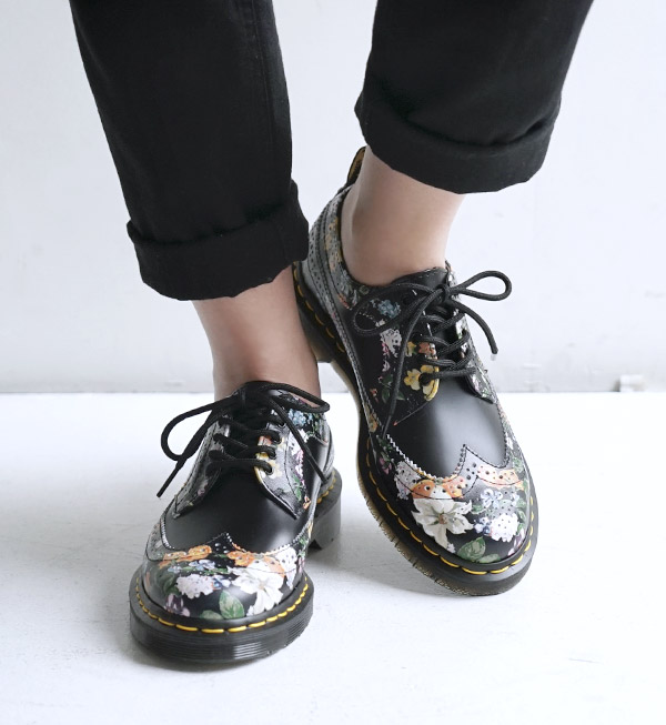 floral dr martens shoes