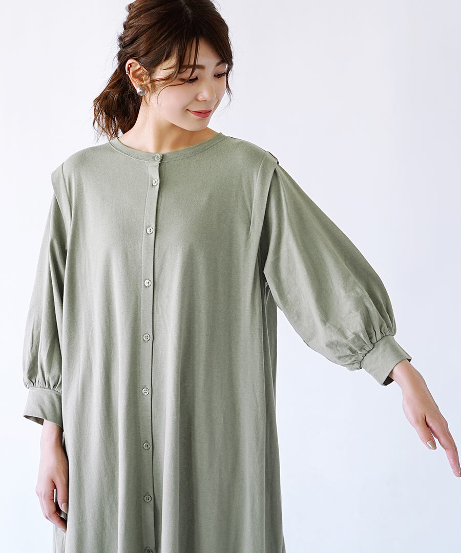 リクエスト祭】ワンピース 汗染み防止 UVカット レディース ロング