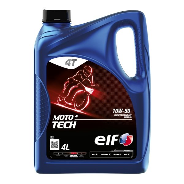 【15日は24時間限定クーポン配布】elf エルフ MOTO4 TECH 10W50 4L バイク用 4st エンジンオイル MOTO4テック10W504L (2501921) 送料無料