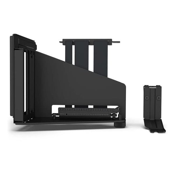 【10日はエントリーで最大限度5000尖んがり】NZXT エヌズィーエックスティー垂直方向型GPU保持者\u0026ライザーケーブル 黒いこと AB-RH175-B1(2563104)代引不可 貨物輸送無料