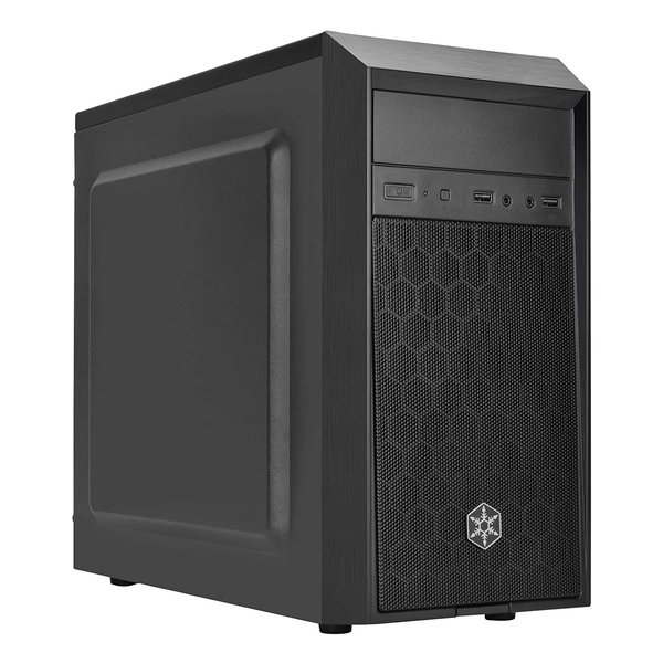 【20日は24時間限定クーポン配布】SilverStone Technology シルバーストーン PS16 ブラック PCケース MicroATX SST-PS16B (2479890) 送料無料