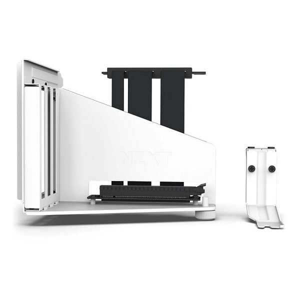 【10日はエントリーで最大限度5000尖んがり】NZXT エヌズィーエックスティー垂直方向型GPU保持者\u0026ライザーケーブル 白いこと AB-RH175-W1(2563105)代引不可 貨物輸送無料