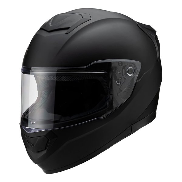 【15日は24時間限定クーポン配布】山城 YAMASHIRO ヤマシロ バイク用 フルフェイスヘルメット マットブラック Lサイズ 59~60 全排気量対応 YH-002MBKL (2511149) 送料無料