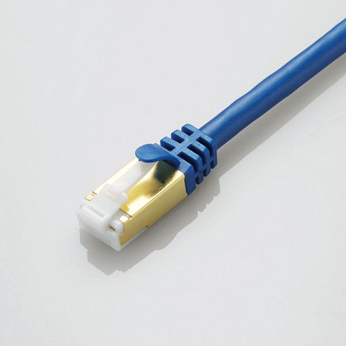 【20日は24時間限定クーポン配布】ELECOM エレコム LANケーブル CAT7 10m 爪折れ防止コネクタ スタンダード ブルーメタリック LD-TWST/BM100 (2333876) 送料無料