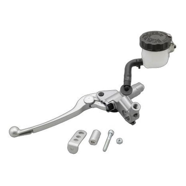 【25日は24時間限定クーポン配布】DAYTONA デイトナ左専用ブレーキマスターシリンダー横型 11mm シルバー/バフクリア D49013(2112059)代引不可 送料無料|KLAXON