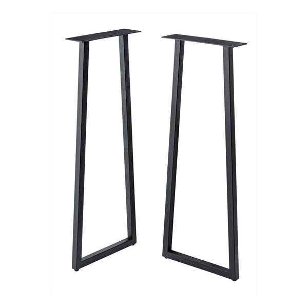 【10日は24時間限定クーポン配布】東谷 アズマヤ デスク 脚 2脚組 ブラック W35×D10×H70.5cm JPT-263 (2559898) 代引不可