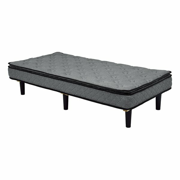 【15日は24時間限定クーポン配布】萩原 ハギハラ ポケットコイルマットレスベッド グレー シングル ピロートップ仕様 KMB-3108GY (2518246) 代引不可