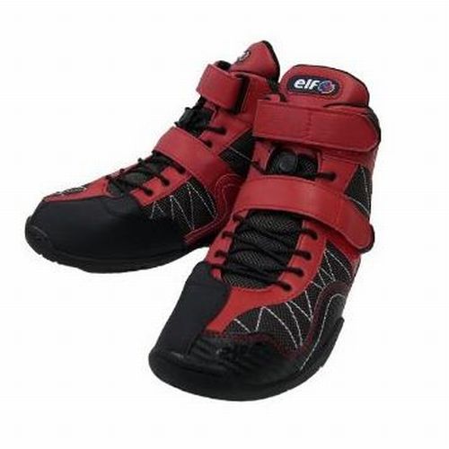 【20日は24時間限定クーポン配布】elf エルフ エクサ11 ライディングシューズ レッド / 26.0cm エクサ11RD260 (2274145) 代引不可 送料無料