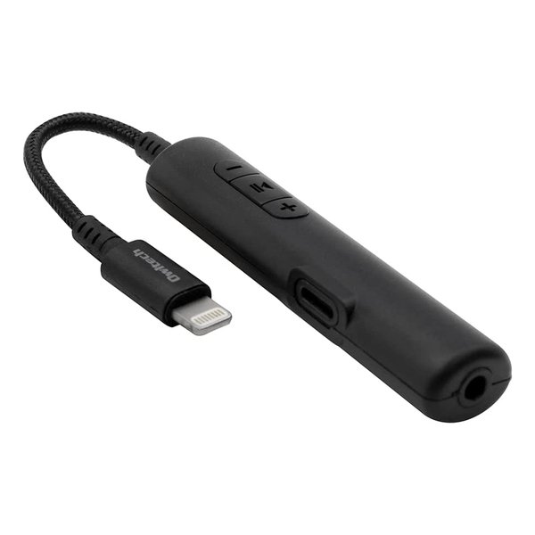【15日は24時間限定クーポン配布】Owltech オウルテック ハイレゾ対応 Lightning to ミニジャック変換ケーブル ブラック OWLCBLTF35LT01RBK (2551786) 送料無料