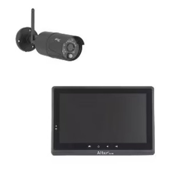 【15日は24時間限定クーポン配布】キャロットシステムズ フルHD無線カメラ＆モニターセット AFH-101 (2565666) 代引不可 送料無料