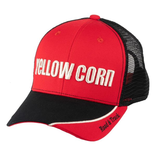 YeLLOW CORN イエローコーンYC-012 Free メッシュキャップ 帽子 フリーサイズ レッド 赤 YC012RE(2560624)送料無料画像