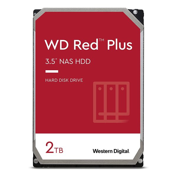 【25日は24時間限定クーポン配布】Western Digital ウエスタンデジタル内蔵ハードドライブ 2TB HDD Red Plus レッドプラス 64MBキャッシュ 3.5インチ WD20EFPX(2574845)送料無料|KLAXON