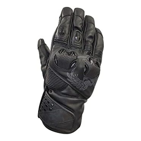 【25日は24時間限定クーポン配布】弐黒堂 Nikokudo ニコクドウ弐黒堂 ハードライドウィンターレザーグローブ WBGN-227 ブラック L WBGN-227-BK-L(2577008)代引不可 送料無料｜KLAXON