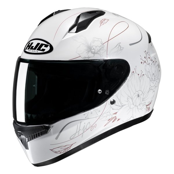 【20日は24時間限定クーポン配布】HJC エイチジェーシーC10 エピック バイクヘルメット フルフェイス ホワイト Lサイズ HJH237WH01L(2577523)代引不可 送料無料|KLAXON