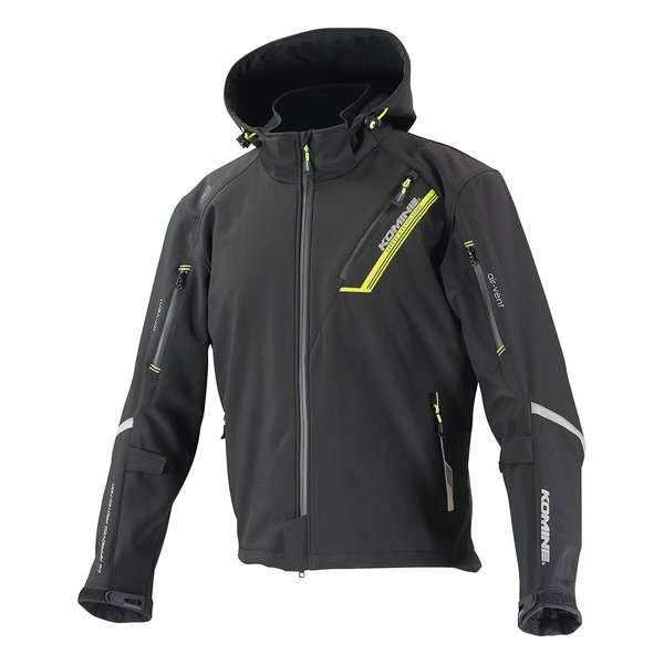 【20日は24時間限定クーポン配布】KOMINE コミネ JK-5793ソフトシェル W-PARKA-IFU HR NEOHR BK XL 07-5793/ネオHRBK/XL (2552186) 送料無料