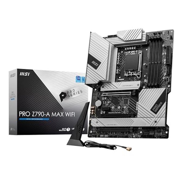 【20日は24時間限定クーポン配布】MSI エムエスアイ INTELZ790 LGA1700 第12・13・14世代 Coreプロセッサ対応 DDR5 ATX マザーボード PRO Z790-A MAX WIFI (2583457) 代引不可 送料無料