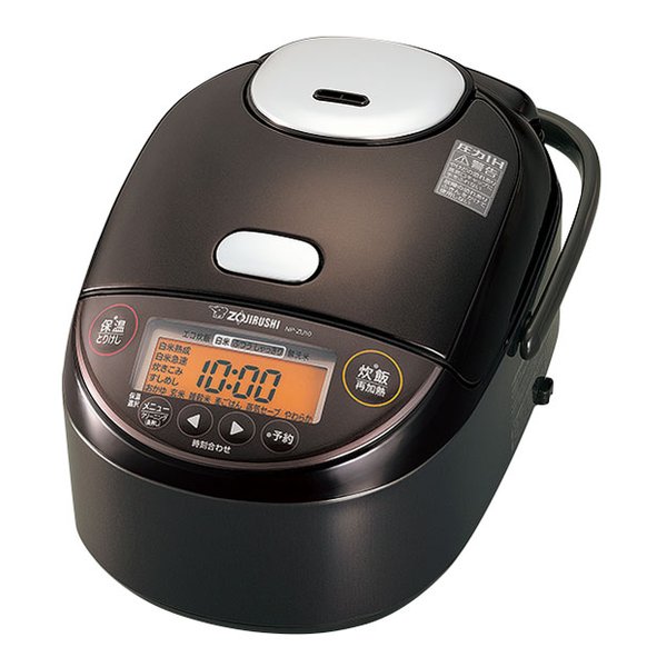 【25日は24時間限定クーポン配布】ZOJIRUSHI(ゾウジルシマホービン)圧力IH炊飯ジャー 5.5合炊き/ダークブラウン NP-ZU10-TD(2510909)送料無料|KLAXON
