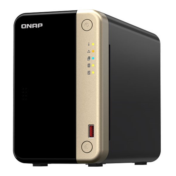 【10日はエントリーで最大限度5000尖んがり】QNAP キューナップ4ベイNAS TS-264-8G(2566443)代引不可 貨物輸送無料