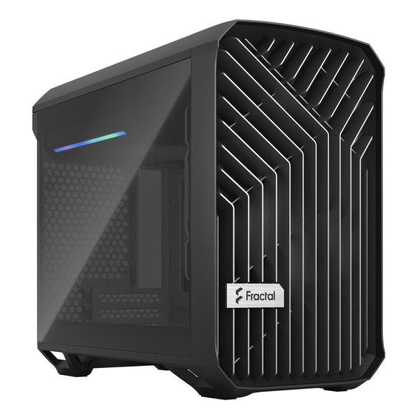 【20日は24時間限定クーポン配布】Fractal Design フラクタルデザイン ミニタワー型PCケース Torrent Nano Black TG Dark Tint ブラック FD-C-TOR1N-01 (2573921) 代引不可 送料無料