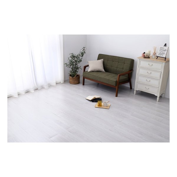 【20日は24時間限定クーポン配布】萩原 ハギハラ WFT-04 ウッド調フロアタイル 約91.4×15.2cm 72枚入り 約6畳分 ホワイト 81955963 (2582772) 代引不可 25,674円