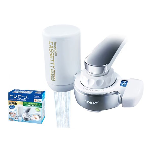 【15日は24時間限定クーポン配布】東レ TORAY 浄水器 トレビーノ カセッティ 307MX 蛇口直結型 高除去タイプ カートリッジ1個付 MK307MX (2371728) 代引不可 送料無料