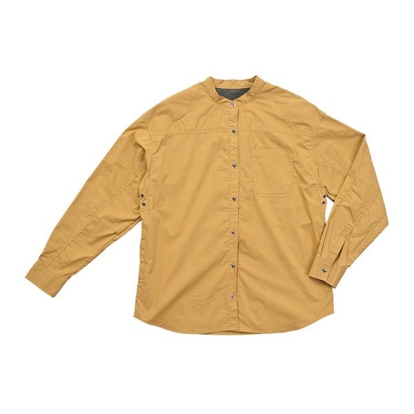 【20日は24時間限定クーポン配布】Rosso Style Lab ロッソスタイルラボ レディース 通年 ROJ-118 プロテクションバンドカラーシャツ レディース ベージュ Sサイズ ROJ-118/BEIGE/S (2567418) 代引不可 送料無料