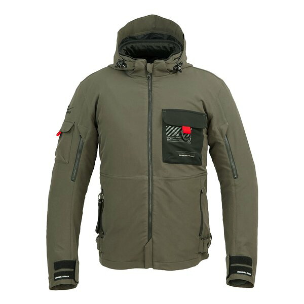 【10日は24時間限定クーポン配布】ROUGH&ROAD ラフアンドロード エアスルーソフトシェルストレッチパーカーFP ダークオリーブ M サイズ RR7254DO2 (2589928) 代引不可 送料無料