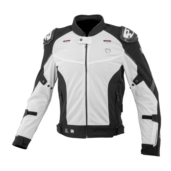 【25日は24時間限定クーポン配布】KOMINE コミネバイク用 春夏 JK-168 Rスペックスポーツメッシュジャケット ホワイト メンズ XL JK-168/WHITE/XL(2589052)送料無料|KLAXON