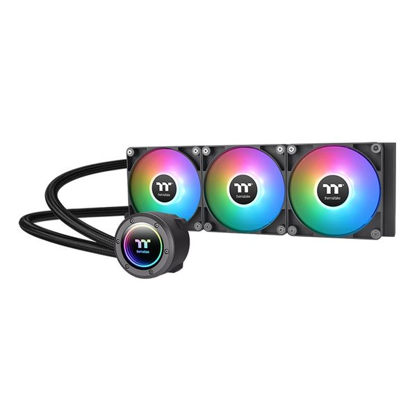 【25日は24時間限定クーポン配布】thermaltake サーマルテイクTH360 ARGB Sync V2 CPU 水冷クーラー ブラック 360cm RGB CL-W362-PL12SW-A(2588654)送料無料|KLAXON