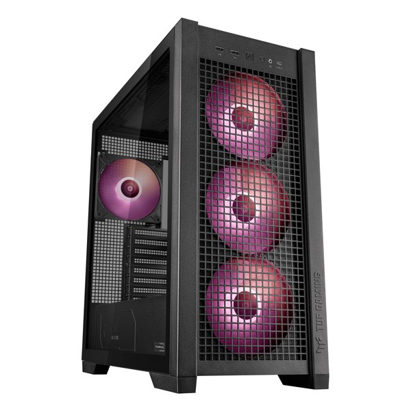 【20日は24時間限定クーポン配布】ASUS エイスース TUF GAMING GT302 ARGB BTF 裏配線 PCケース ブラック TUFGAMINGGT302ARGBBLACK (2609123) 送料無料