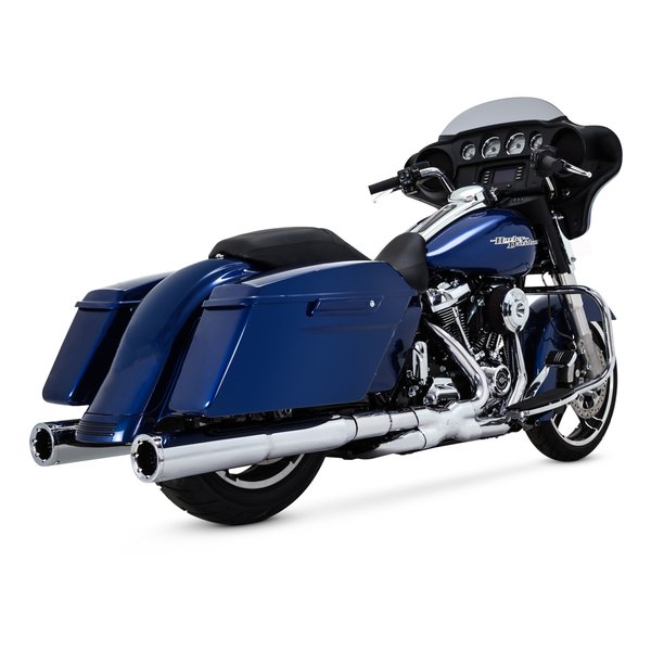 【20日は24時間限定クーポン配布】VANCE&HINES（バンスアンドハインズ） PowerDuals PCX パワーデュアルズ ヘッドパイプ クローム マフラー TOURING M8 17-22 1802-0406 (2630399) 代引不可 送料無料