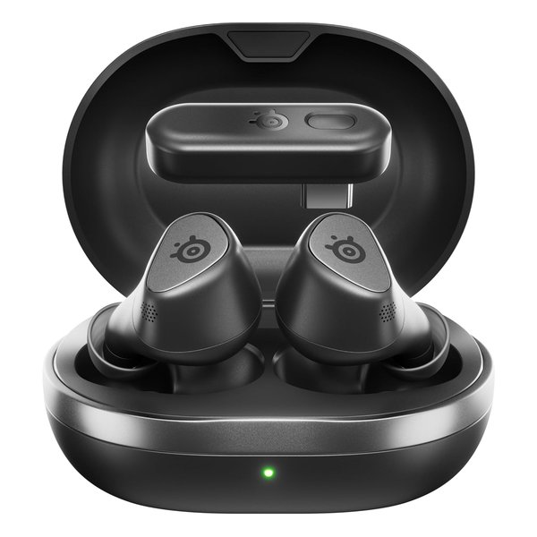 【15日は24時間限定クーポン配布】steelseries スティールシリーズ Arctis GameBuds ブラック 61680J (2636429) 送料無料