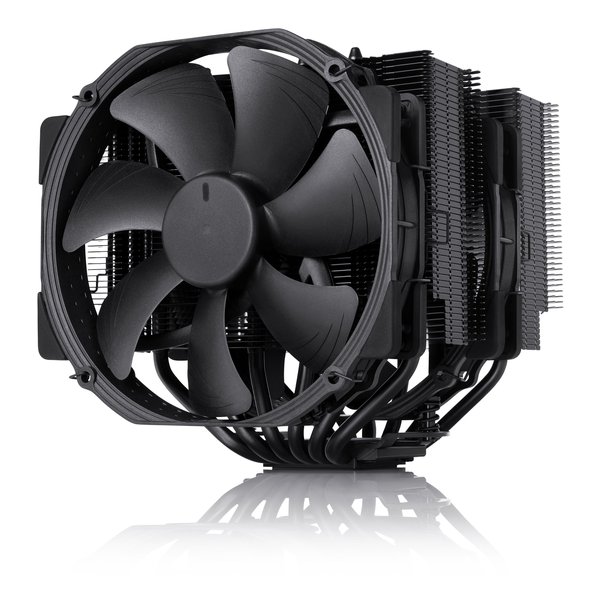 【15日は24時間限定クーポン配布】Noctua ノクチュア プレミアム ツインタワー CPUクーラー PWM/140mm/ファン付/ブラック NH-D15 choromax.black (2487078) 代引不可 送料無料