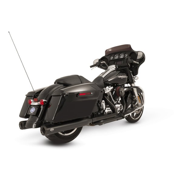 【25日は24時間限定クーポン配布】S&S Cycle Inc（エスアンドエスサイクル） スリップオン グランドナショナル 4 BLK M8 Touring 17-22 550-0694 (2625162) 代引不可 送料無料